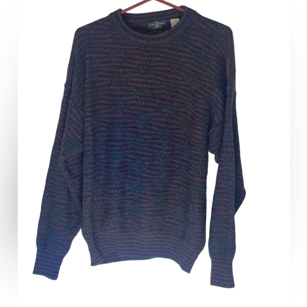 The Italian Sweater, wool blend, vintage? Size XL GUC
